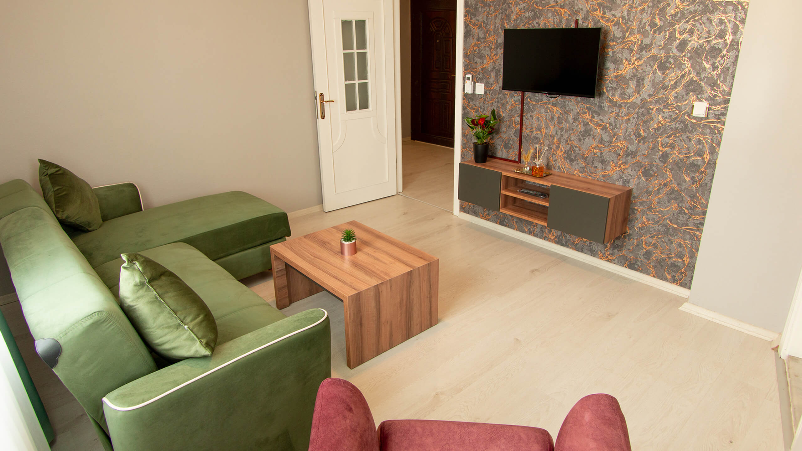 Green Hill Residance Hotel | Trabzon Merkez Suite Otel | Lüks Oda